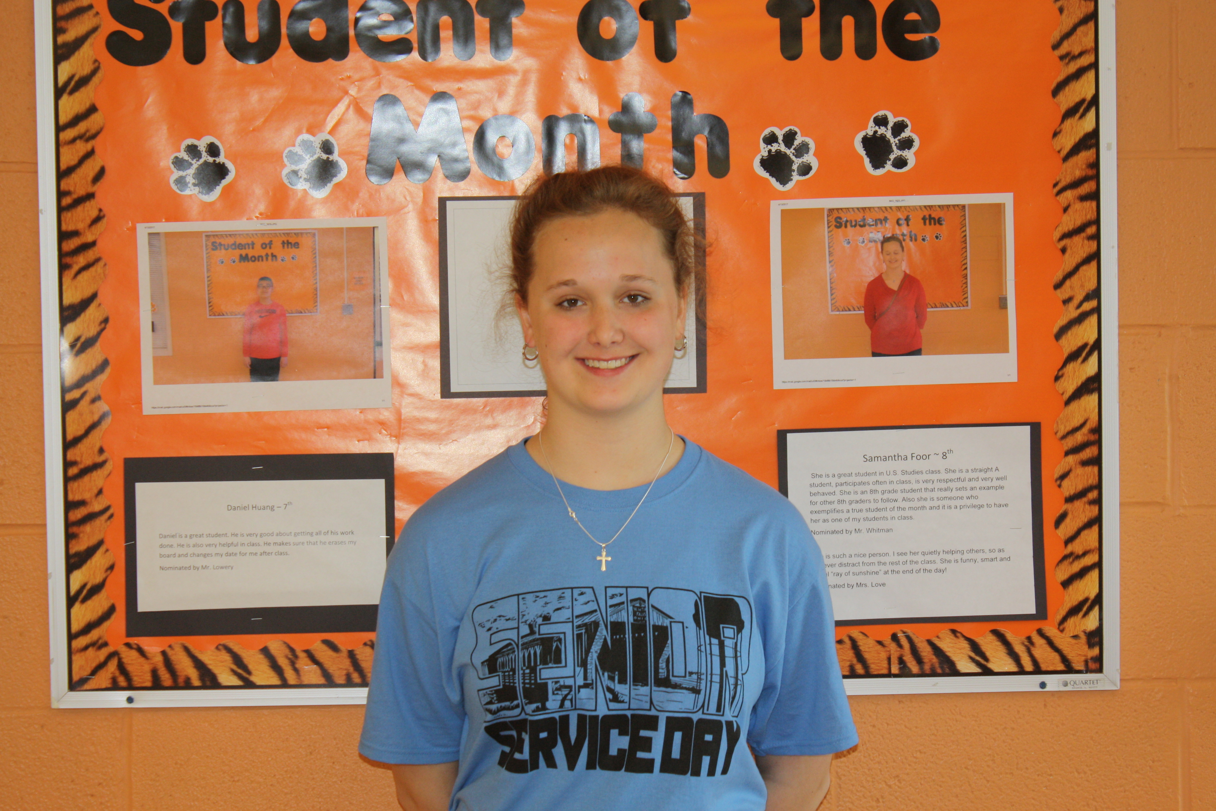 student of the month poster