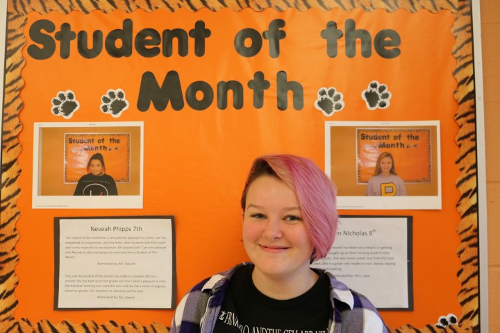 student of the month poster